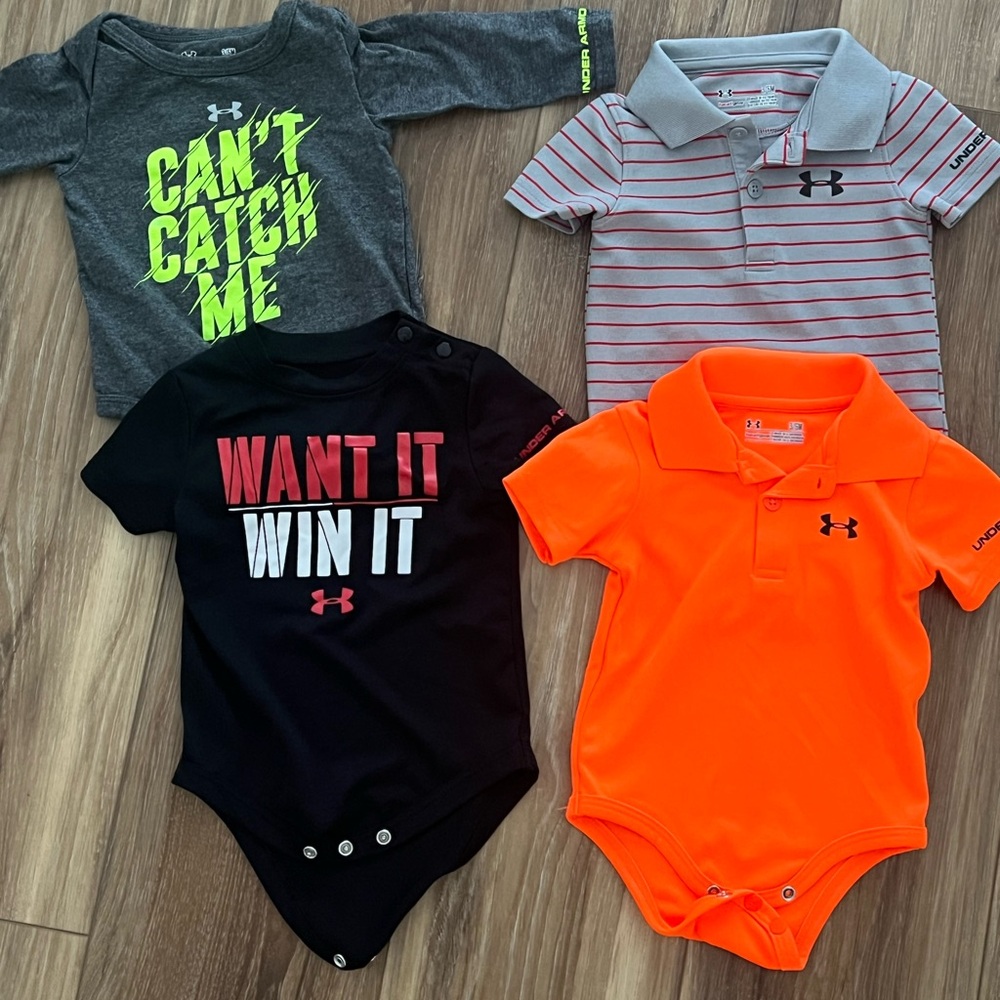 3-6 month baby boy under Armour lot